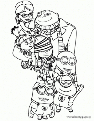 Despicable Me Coloring Pages Printable   75461