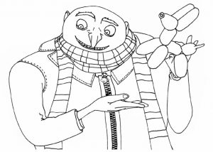 Despicable Me Free Printable Coloring Pages Online   951ba