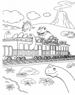 Dinosaur Train Coloring Pages to Print Out   62771