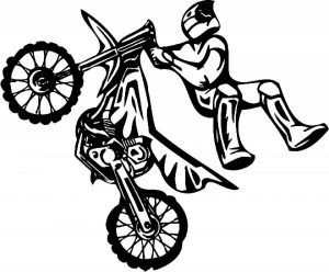 Dirt Bike Coloring Pages Free for Kids   e9bnu