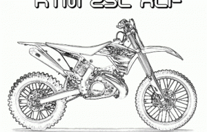Dirt Bike Coloring Pages to Print for Kids   aiwkr