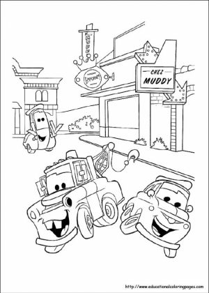 Disney Cars Coloring Pages to Print for Kids   76157
