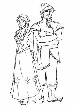 Disney Frozen Princess Anna Coloring Pages Free to Print   13133