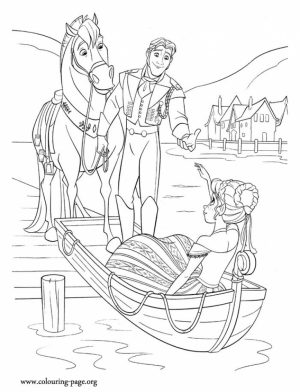 Disney Frozen Princess Anna Coloring Pages Free to Print   73812
