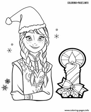Disney Frozen Princess Anna Coloring Pages Free to Print   86730