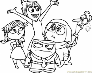 Disney Inside Out Coloring Pages Free to Print   50076