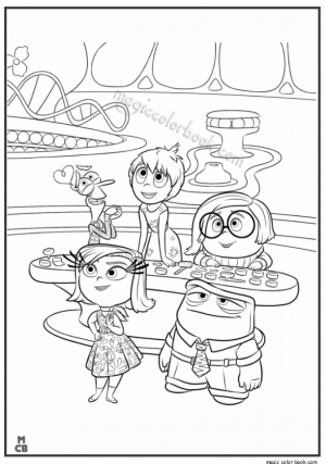 Disney Inside Out Coloring Pages Free to Print   51178