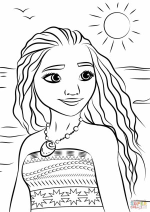 Disney Moana Coloring Pages   TA218