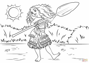 Disney Moana Coloring Pages   TW24G