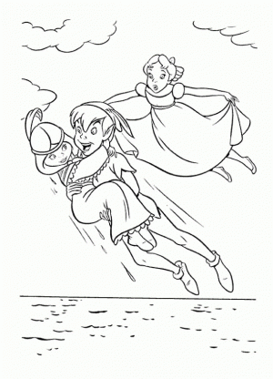 Disney Peter Pan Coloring Pages to Print   1gax3