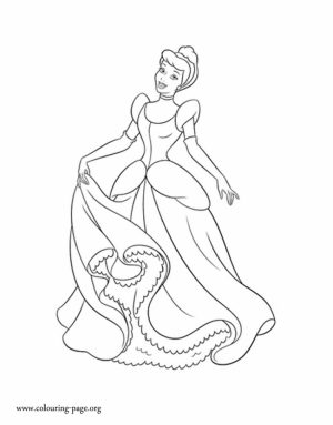 Disney Princess Cinderella Coloring Pages Printable   53701