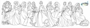 Disney Princess Coloring Pages Free Printable   434409