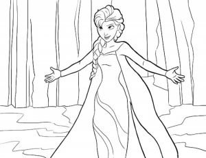Disney Princess Elsa Coloring Pages Free to Print   tamne1