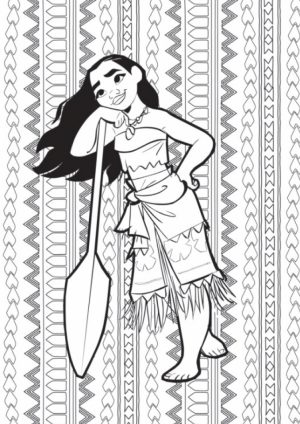 Disney Princess Moana Coloring Pages to Print   TY24I