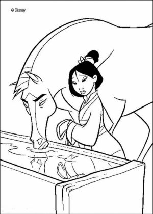 Disney Princess Mulan Coloring Pages   ra4t3