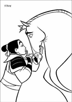 Disney Princess Mulan Coloring Pages   yt694