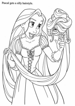 Disney Princess Rapunzel Coloring Pages   A4SD8V