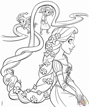 Disney Princess Tangled Coloring Pages   yfb41
