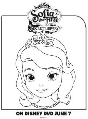 Disney Sofia the First Coloring Pages Printable   21489