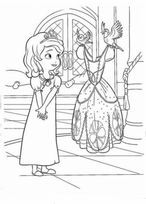 Disney Sofia the First Coloring Pages Printable   67281