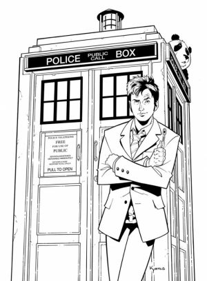 Doctor Who Coloring Pages Printable for Kids   WY71R