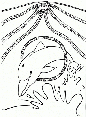 Dolphin Coloring Pages   Animal Printables for Kids   95814