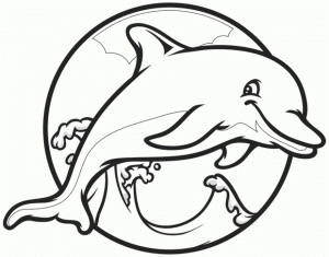 Dolphin Coloring Pages for Kids   56481