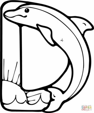 Dolphin Coloring Pages Free to Print   04925