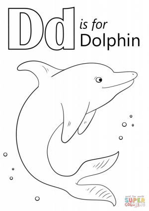 Dolphin Coloring Pages Free to Print   73614