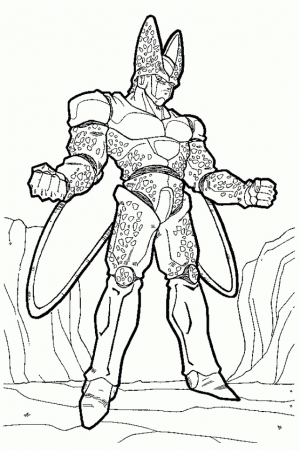 Dragon Ball Z Coloring Pages Free Printable   65191