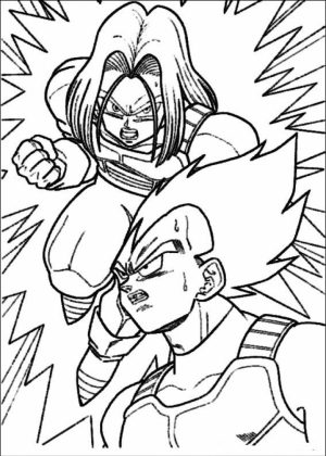 Dragon Ball Z Coloring Pages Free Printable   78428