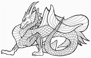 Dragon Coloring Pages for Adults Free   lec67