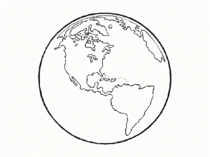 Earth Coloring Pages Free Printable   u043e