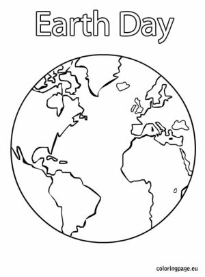 Earth Day Free Printable Coloring Pages   94617