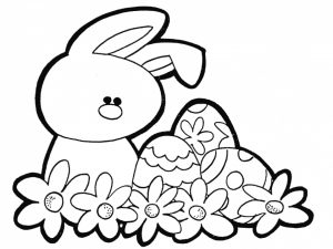 Easter Bunny Coloring Pages for Kids   96041