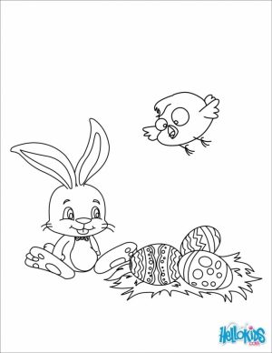 Easter Bunny Coloring Pages for Preschoolers   95731
