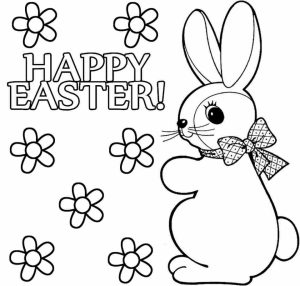 Easter Bunny Coloring Pages Free   65401