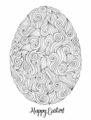 Easter Egg Design Coloring Pages   18211