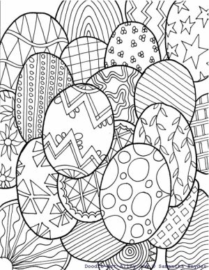Easter Egg Design Coloring Pages   99691