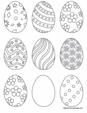Easter Egg Hard Coloring Pages for Adults   25561