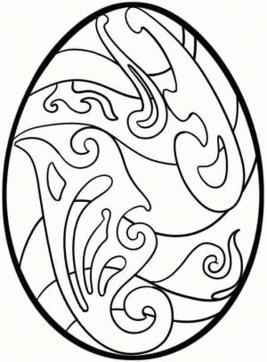 Easter Egg Hard Coloring Pages for Adults   44891