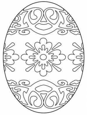 Easter Egg Hard Coloring Pages for Adults   50018