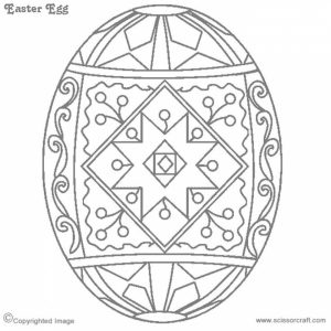 Easter Egg Hard Coloring Pages for Adults   70031