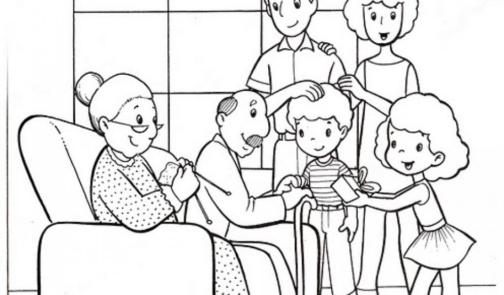 Preschool Coloring Pages Family  Coloring Pages Ideas