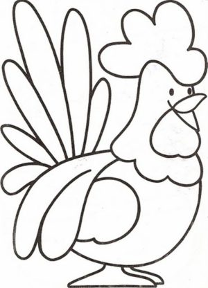 Easy Farm Animal Coloring Pages for Preschoolers   9iz28