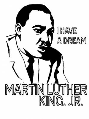 Easy Martin Luther King Jr Coloring Pages for Preschoolers   9iz28