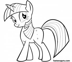 Easy My Little Pony Friendship Is Magic Coloring Pages for Preschoolers   79146