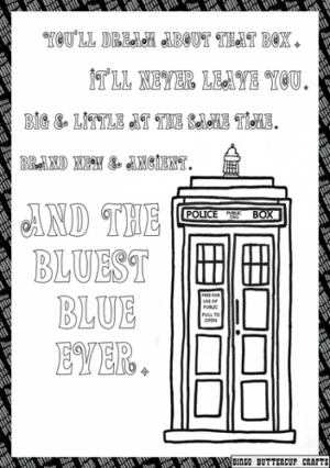Easy Preschool Printable of Doctor Who Coloring Pages   R38YZ