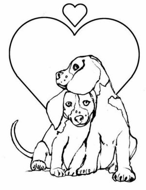 Easy Preschool Printable of Puppy Coloring Pages   R38YZ