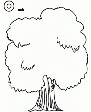 Easy Preschool Printable of Tree Coloring Pages   R38YZ